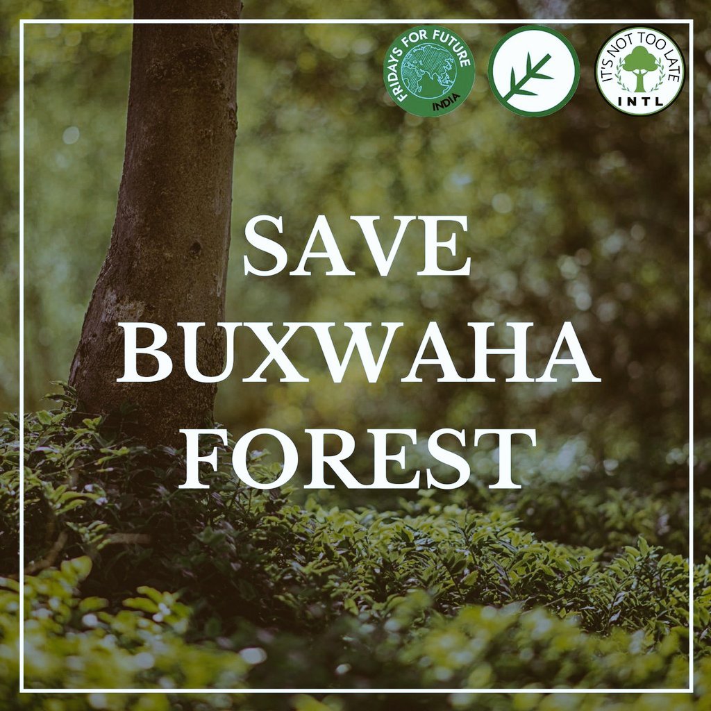 ThakurShriomSi1's tweet photo. Diamonds are not more important than #Forest 🌱🌳🦚.......

So raise ✊️ur voice against deforestation 🙏
#INDIA_STAND_WITH_BUXWAHA 
#INDIA_STAND_WITH_BUXWAHA https://t.co/UfIqsbuArX