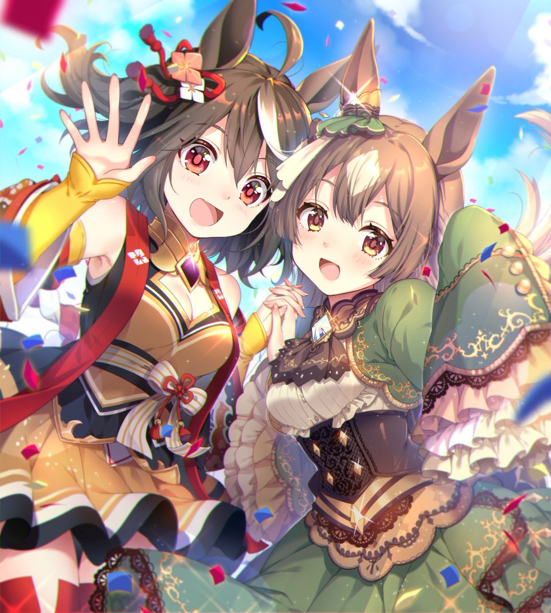 高瀬コウ على تويتر キタサンブラックちゃんとサトノダイヤモンドちゃん ウマ娘 高瀬コウ على تويتر キタサンブラックちゃんとサトノダイヤモンドちゃん ウマ娘