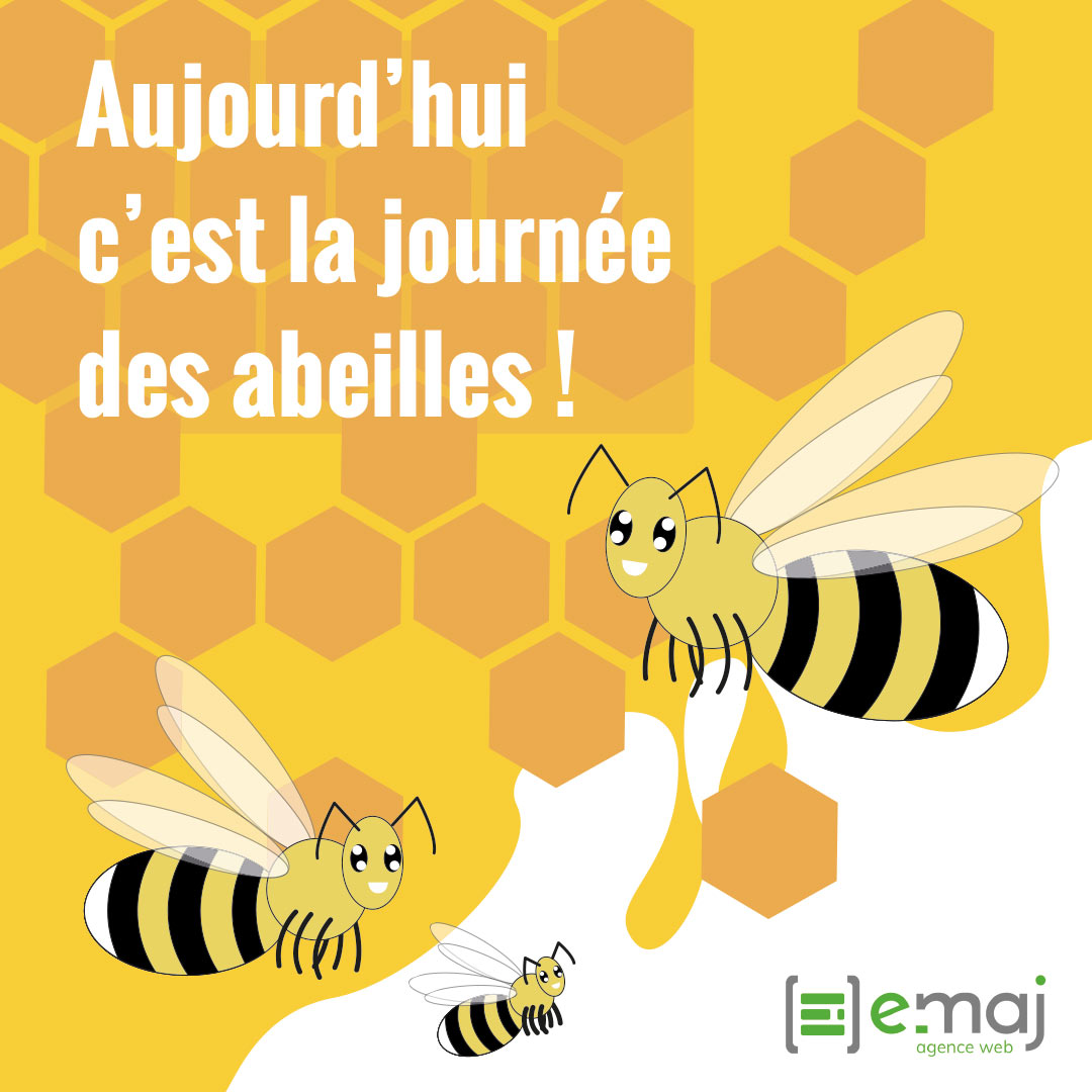 emaj_web's tweet photo. Aujourd'hui c'est la journée mondiale des abeilles ! En plus de nous apporter du délicieux miel, ces petites créatures sont indispensables à l'équilibre de notre écosystème... mais c'est une espèce menacée ! 

https://t.co/8QtOWMyMh0

#environnement #abeilles #journeemondiale https://t.co/Fz3YNQ4yRL