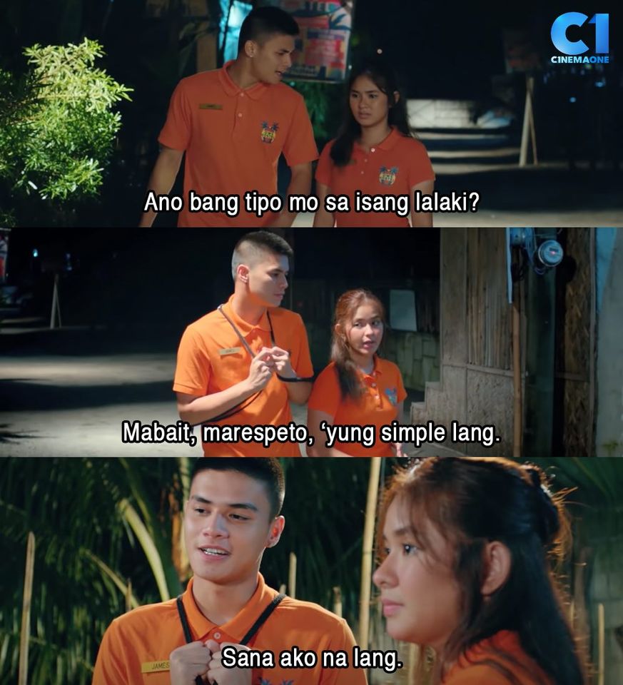 c1nemaone's tweet photo. Baka 'di mo namamalayan, 'yung taong hinahanap mo, nasa harap mo na pala. 😏

Panoorin ang #LoiNie sa James &amp; Pat &amp; Dave mamayng 5PM sa #CinemaOne! https://t.co/dxaY7P1UVX