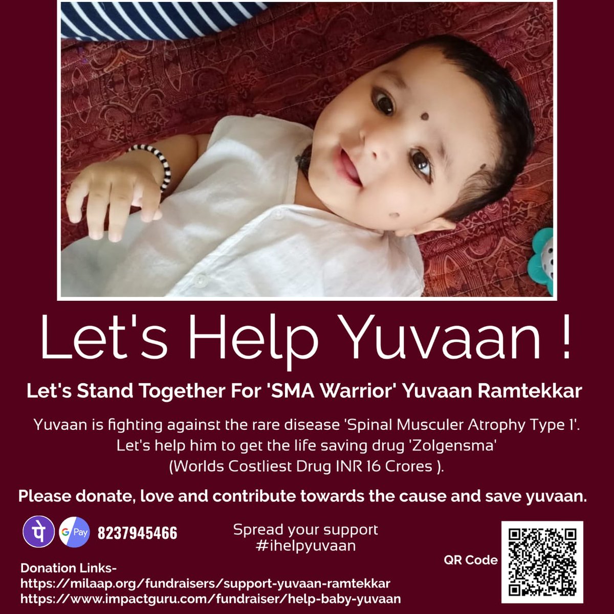VyavahareAshish's tweet photo. #SaveYuvaan
#ihelpyuvaan
@msdhoni @deespeak @SonuSood . https://t.co/z3UCRdDkBS