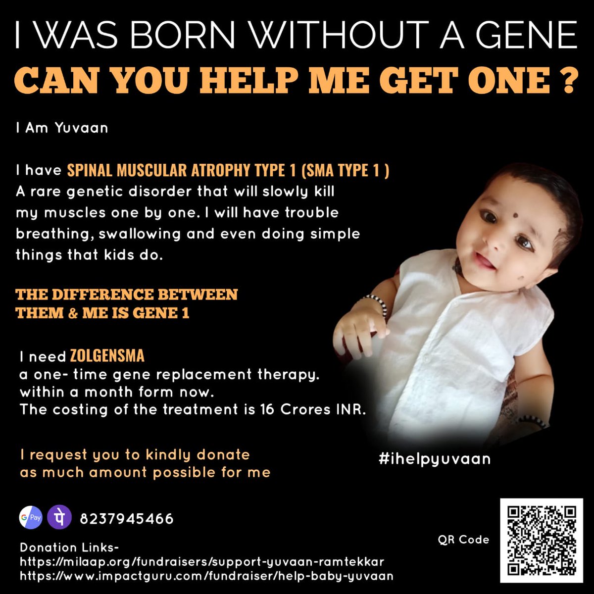 VyavahareAshish's tweet photo. #SaveYuvaan
#ihelpyuvaan
@msdhoni @deespeak @SonuSood . https://t.co/z3UCRdDkBS