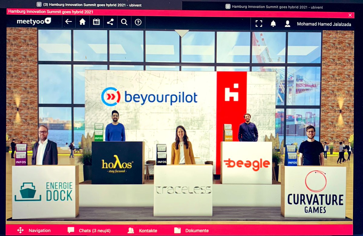 Der <a href="/HHISummit/">HHIS</a> ist gestartet und hoλos ist live dabei. Also kommt vorbei und besucht uns an unserem Stand von @beyourpilot_de #startup #VirtualEvents #hoλos