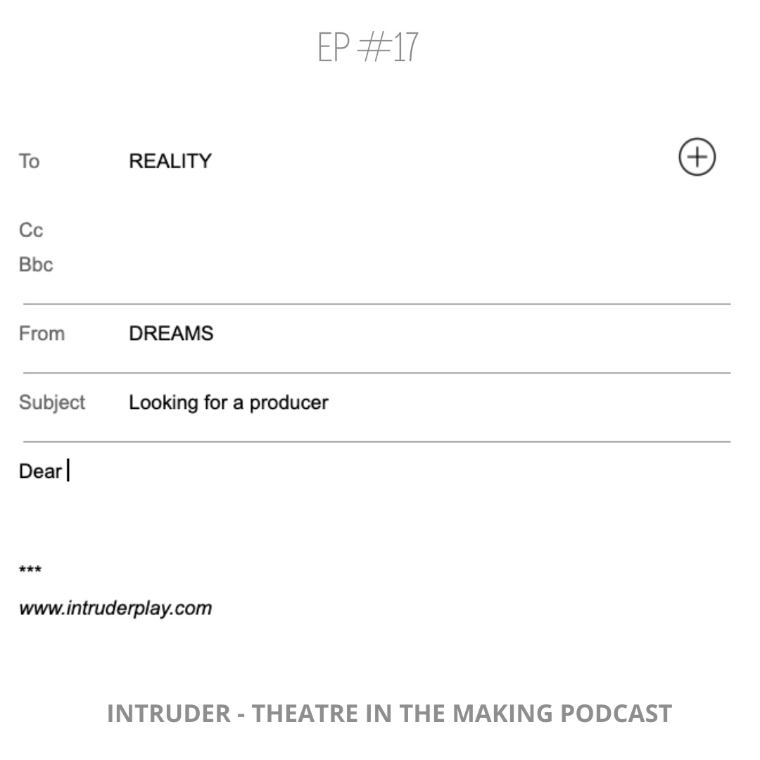 Our #podcast ep #17 is OUT today 

'From Dreams to Reality: Looking for a producer'

If your show needs a producer, this episode will give you some suggestions.  

intruderplay.com/podcast

#podcasting #podcaster #podcasters #theatre #stage #play #producing #producer #writing