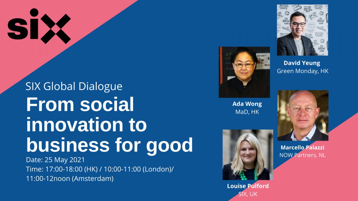 #SIXGlobalDialogue From #socinn to #Biz4Good - join us in conversation next Tuesday at <a href="/si_exchange/">Social Innovation Exchange</a> with <a href="/GreenMondayDave/">David Yeung</a> , Marcello Palazzi, Ada Wong and <a href="/lou_pulford/">Louise Pulford</a>. Register NOW!