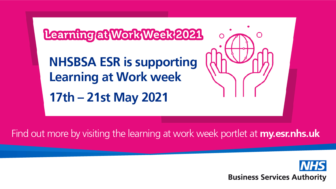 NHSESR on Twitter: "Its day 4 of #learningatwork week. Today we're ...