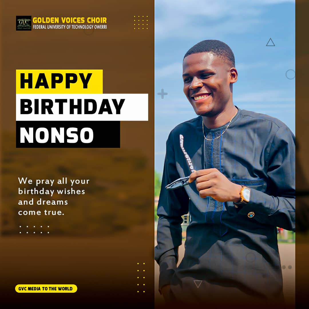 gvc_stacc_futo's tweet photo. Happy Birthday Chukwunonso Ezegwui . We love and cherish you. We pray for God's blessings and favor upon you this day. 
Enjoy your day 🎂🎉🎉
#BirthdayShoutout
#Birthdaywishes #mayborn
#Canzona #gvc #InPRAGG 
#thepraiseconcert #Musica #musicaldieties #laudem https://t.co/jft4DABWUw