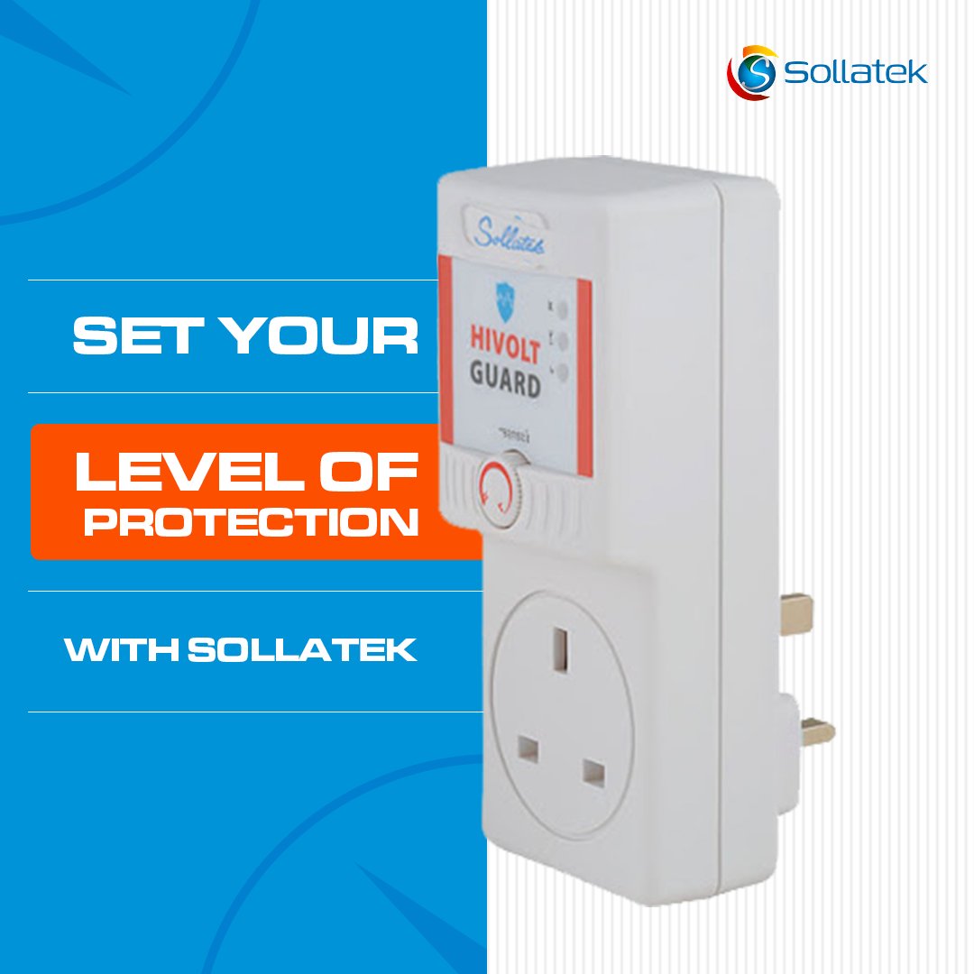 SollatekNG's tweet photo. Do you know that the iSense technology of the VoltGuard allows you to control how sensitive the VOLTGUARD is to voltage problems? Using the iSense dial, you can set the desired level of protection and startup delay.
Do it your way.
#ThePowerToProtect #SollatekVoltGuard https://t.co/cRXT7jkn5Y