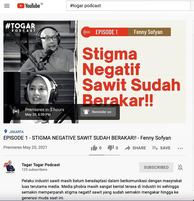 togarino's tweet photo. 3 jam dari sekarang!
Pasang notifikasinya segera, saksikan dan berikan komentar untuk episode premier ini.
Sampai jumpa nanti!
#togarsitanggang #togarpodcast #sawit #sawitindonesia #sustainablepalmoil #sustainablekelapasawit #ngobrolsawit #bincangsawit #podcastbaru #kelapasawit https://t.co/pw4dsyXQzz