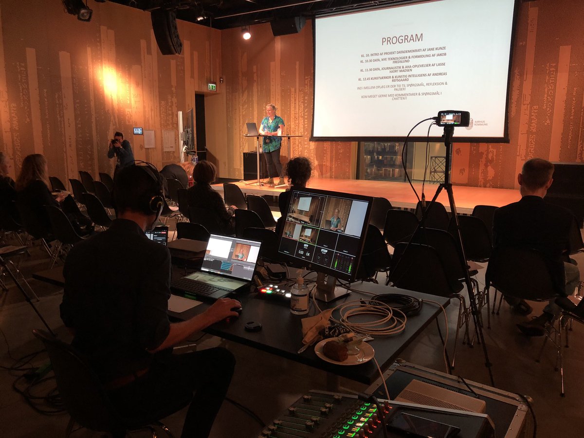 Wrapping up our Data Democracy project today on a hybrid seminar! Important topic for libraries. More about the learnings here: datademocracy.dk