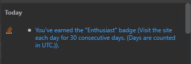 iMuhammadOvi's tweet photo. Weekends stopped me from this achievement for so long...

#programming #stackoverflow https://t.co/bPSJ1CzMbF