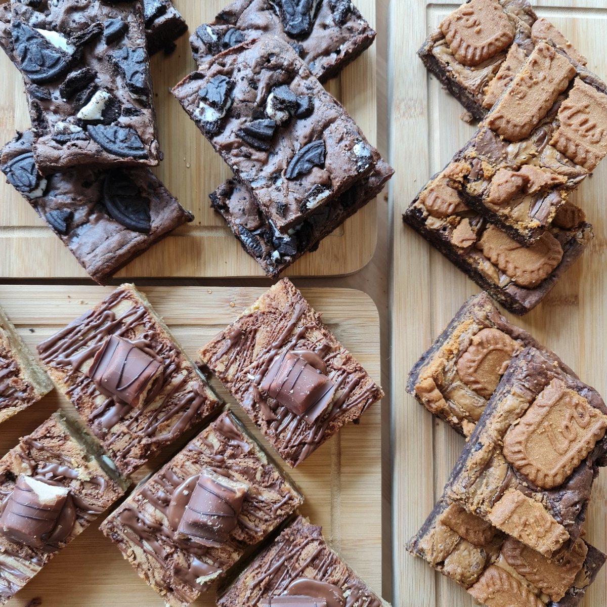 Good morning! Fresh deliciousness in this morning from the wonderful Katy Bakes.

We've got Oreo brownies, Kinder Bueno blondies and Lotus biscoff brownies! See you soon!

#greatcompany #shoplocal