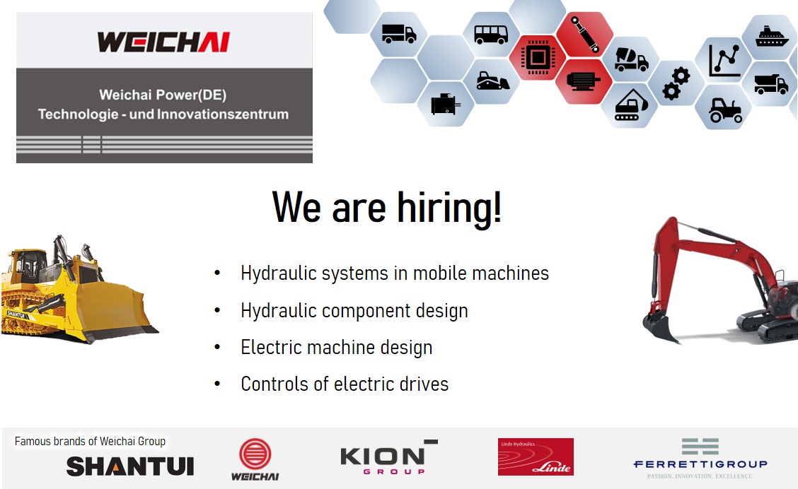 Unser Innovationszentrum sucht ambitionierte Nachwuchskräfte im Bereich der mobilen Arbeitsmaschinen, Hydraulik und Elektrik.
▶️Electrical/ Electromechnical engineer (m/w/d)
▶️System Engineer (m/w/d)
▶️Design Engineer (m/w/d)
▶️Master’s thesis/ internship
lnkd.in/g3bqmiY