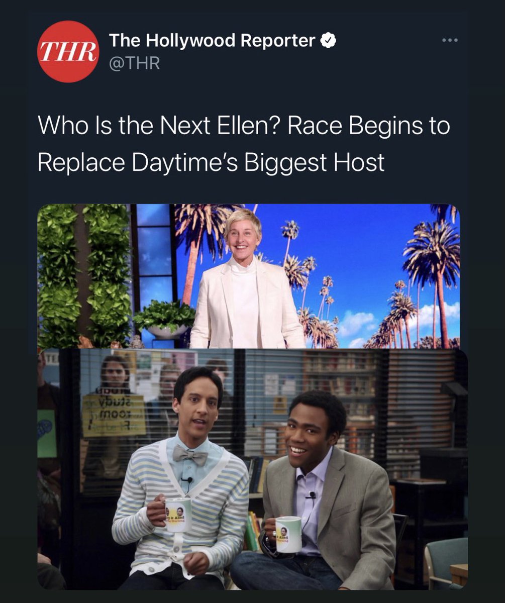 CommunityyFans's tweet image. Imagine if Troy and Abed replace Ellen 🔥we want that!! #TroyAndAbed
