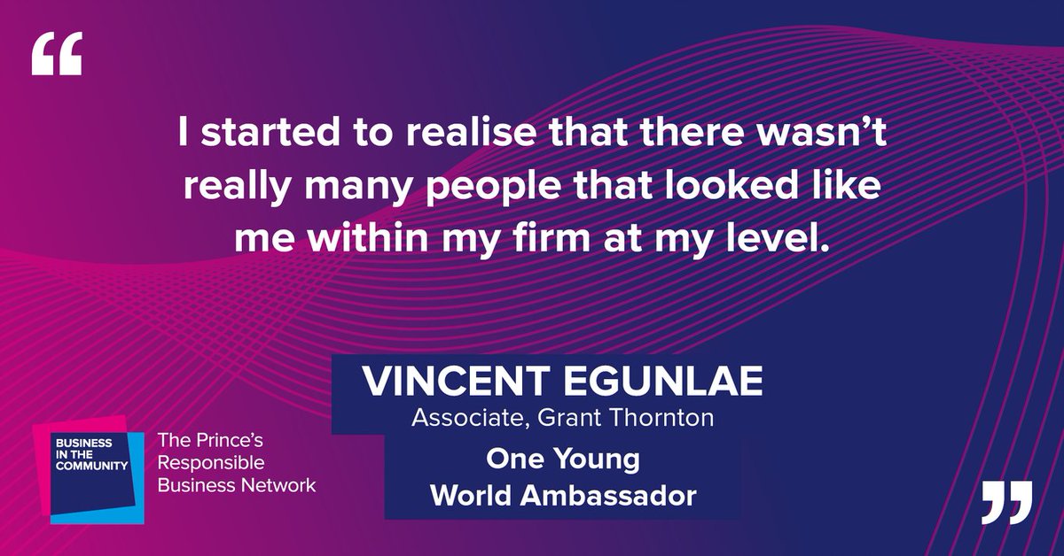 BITC's tweet photo. We discuss #diversity in top level positions with @GrantThorntonUK's Vincent Egunlae. He sits down with #thelenspodcast host @iamharjsingh to share his insights and experience. Listen here: https://t.co/XOjsIVY0N0 @McCann_UK @OneYoungWorld https://t.co/o0HfSnEFtE