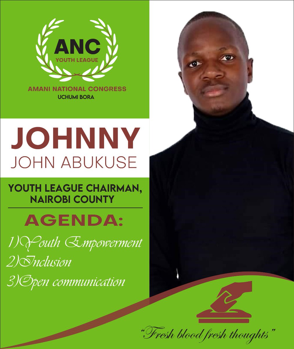 NatelaSuzzane's tweet photo. Our incoming Nairobi county ANC youth league chairman is encouraging all the youths to participate in mass recruitment @abukusemjohn @anc_party #ANCMassRecruitment https://t.co/JiBUt4QAdz