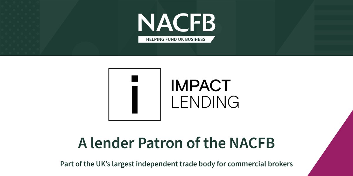 NACFB's tweet photo. NACFB welcomes new Patron Impact Lending
Providing bridging, development and mezzanine products. NACFB Members who are interested in finding out more should visit https://t.co/SYNYPjr86R

#movingbritainforward #propertydevelopmentuk #bridgingloans #mezzaninefinance https://t.co/muV3iLnkPD