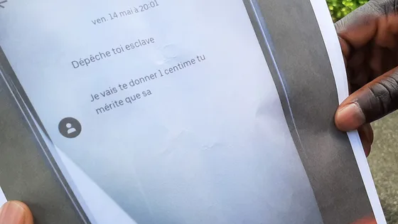 "Dépêche toi esclave"

Un livreur Uber Eats porte plainte après avoir reçu ce message de la part d'une cliente à Laval.
 
francebleu.fr/infos/faits-di…