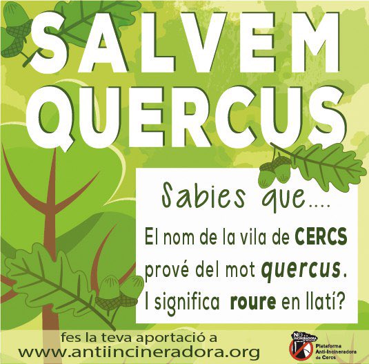 PCercs's tweet photo. ➡️ Vine a la parada del dissabte al Vall de Berga i et regalarem un roure. 🌳🪴🌿
SALVEM QUERCUS‼️
#airenetcercs. #berguedasostenible #cercs
Incineradora, ni aquí ni enlloc.
https://t.co/g1mqYwSTio https://t.co/cW7JPohoEC
