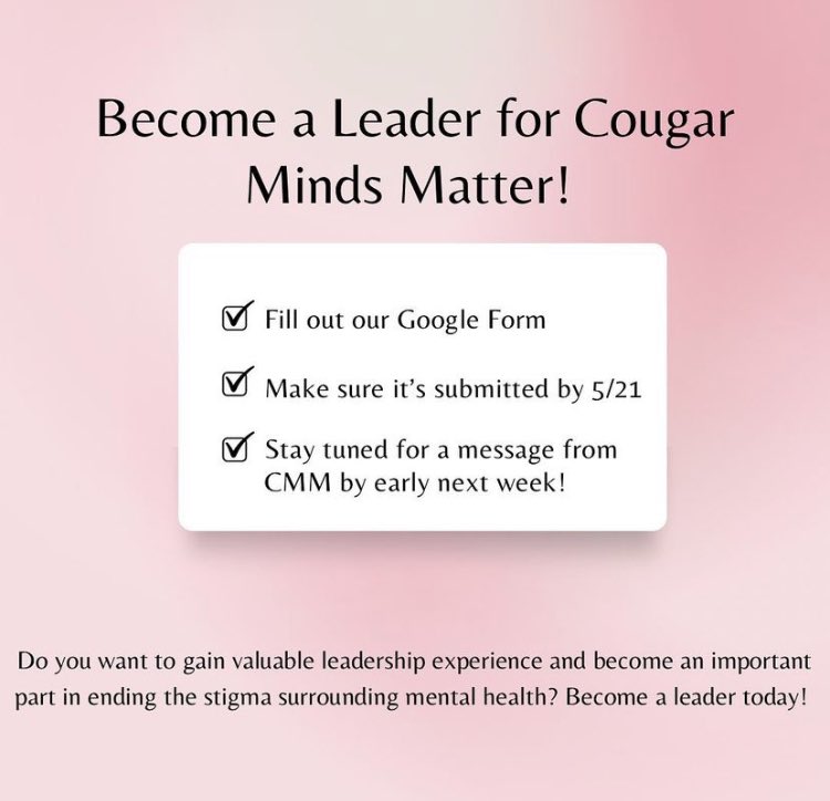 Cougar Minds Matter tweet media