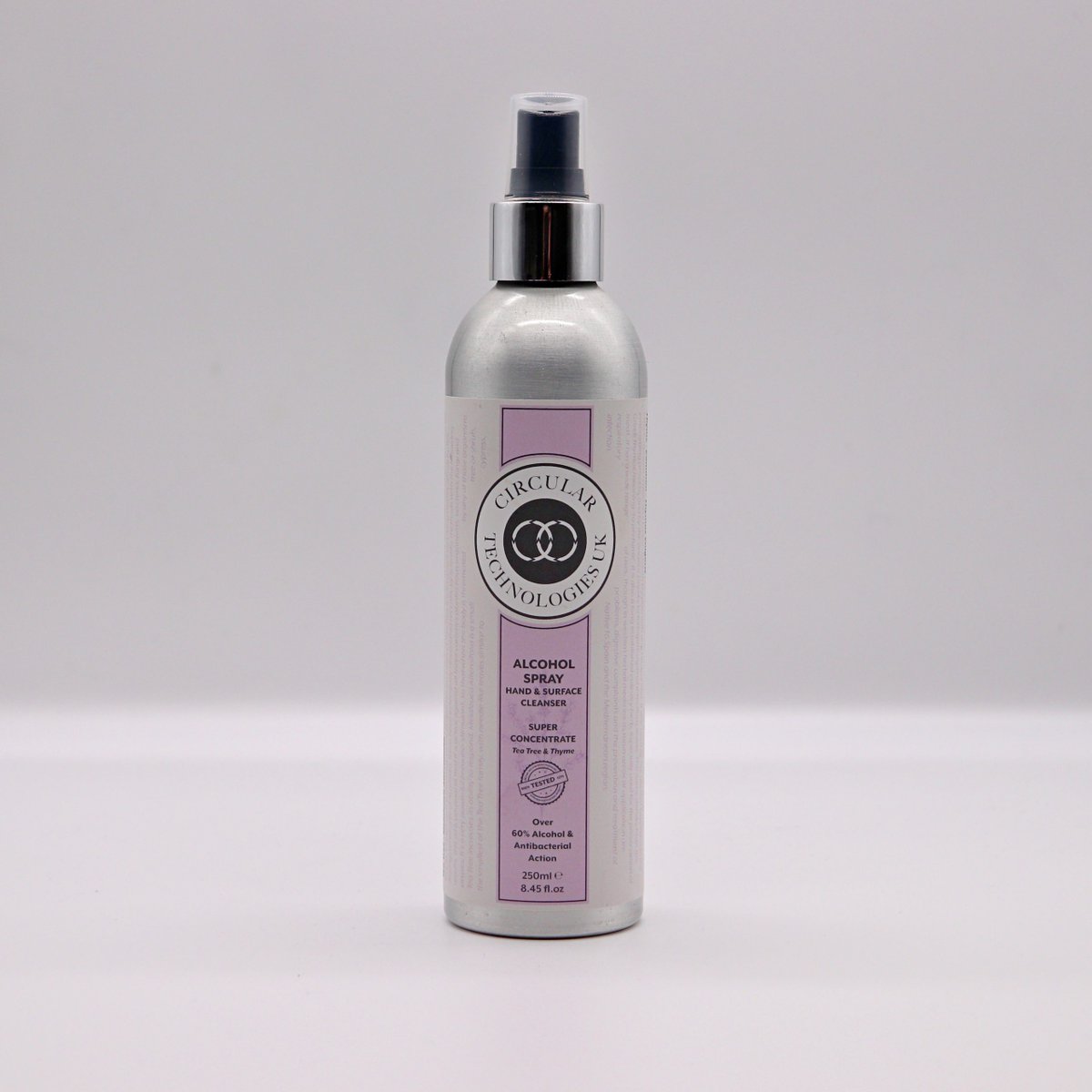 Alcohol Spray: Sanitising formula for hands and surfaces with precious, powerful essential oils and Aloe Vera.

Available for purchase via our website.

circulartechnologies.co.uk/product/alcoho… #Skincare #SustainableSkincare