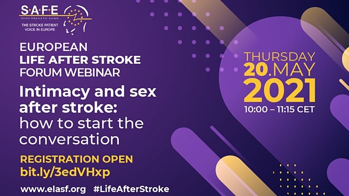 _chloebryant's tweet photo. Live now - the @strokeEurope #LifeAfterStroke webinar  talking about addressing intimacy and sex after stroke. Wonderful to hear practical approaches to initiating the conversation of sexuality and to hear from people with lived experiences! https://t.co/FlQlQmOwFV