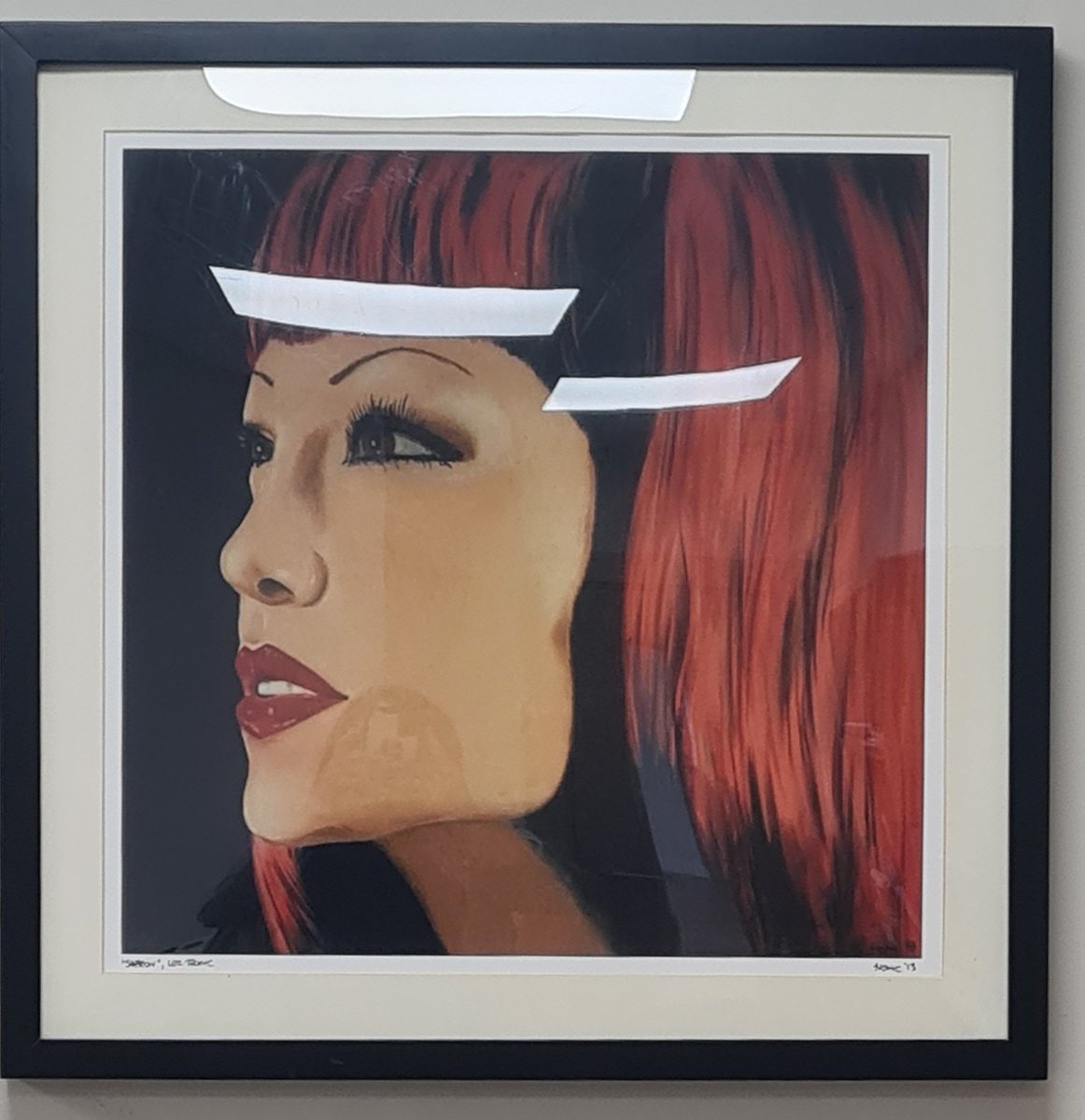 thepeahive's tweet photo. FOR SALE: Only existing framed giclee print of my painting of Republica's Saffron Sprackling.

Original painting went with Saffron and auctioned off for charity. The print was produced for an exhibition in 2014.
Frame holds 50x50cm print. 

Message me with offers. https://t.co/Q1qvJp21We
