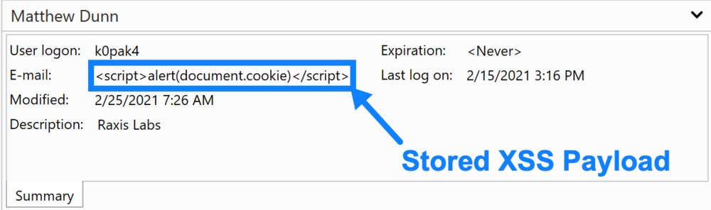 RaxisOne's tweet image. #VulnerabilityAlert - Scripting vulnerability discovered in ManageEngine AD Self Service Plus for V.6.1. Find out more from Raxis lead penetration tester Matt Dunn in today&apos;s blog: buff.ly/3f3HBA1
#Raxis #cybersecurity #cybertip #infosec #vulnerability