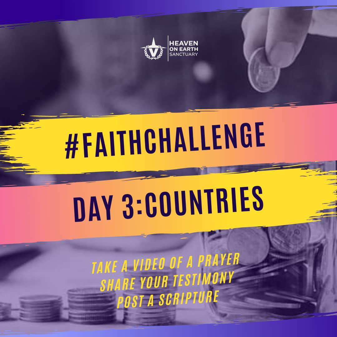 VBCI_HoE's tweet photo. Good afternoon family, yesterday Day 3 of the #FaithChallenge we prayed for our various countries.

“Dear Lord, we commit the countries of the world into your hands and we ask you spirit will govern our leaders and guide them in all decision making. Amen”

#Vbcihoe https://t.co/Asw2DBlgEZ