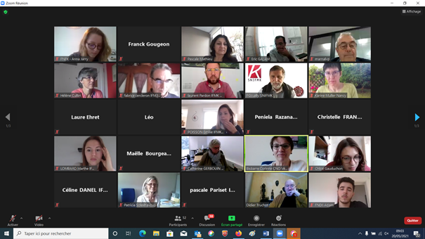 cnomk's tweet photo. Journée de formation à la prévention des troubles psycho sociaux chez les étudiants en kinésithérapie organisée par @cnomk, @FNEK @SNIFMK. Après ouverture par @PMathieuMK, @VidalFrederique @sup_recherche a adressé un message aux participants https://t.co/rslENgJym0