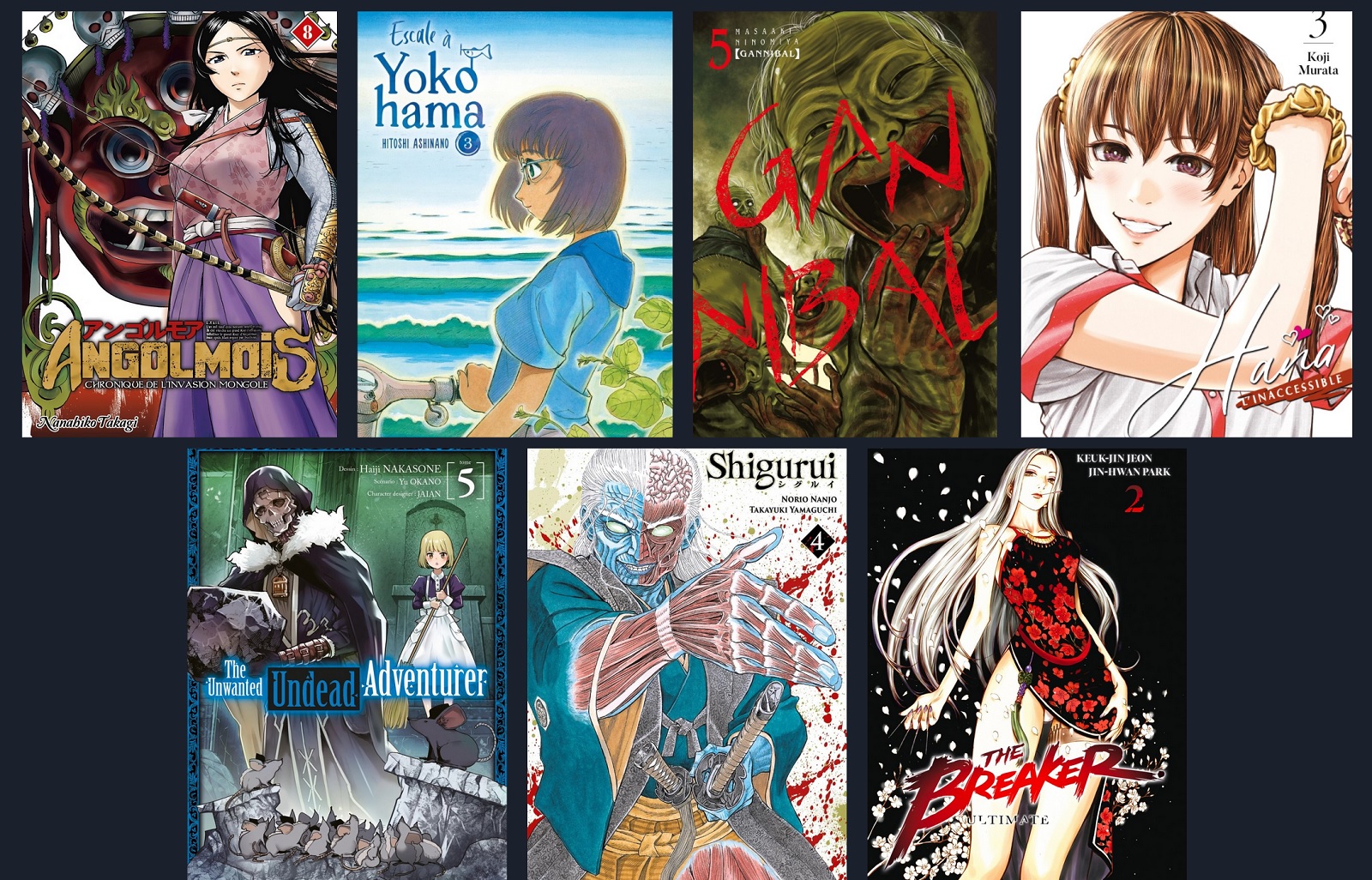 The Unwanted Undead Adventurer Tome 3 Meian on X: "Vous pourrez retrouver dès demain de nombreuses sorties dont ces suites : -Hana l'inaccessible tome 3 -The Unwanted Undead Adventurer tome 5 -Escale à Yokohama tome 3 -Gannibal tome