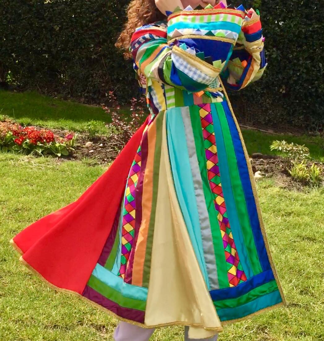 Here is our amazing technicolour dream coat. Costumes are available for all needs at Harlequins Costumes, just click the link in the bio!