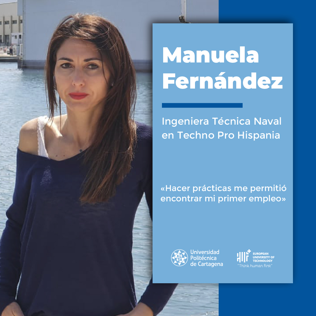 UPCToficial's tweet photo. 🔵#ExitoUPCT: Con motivo del #DíaMaritimoEuropeo charlamos con la egresada Manuela Fernández.
La mayor parte de su trayectoria está ligada a la empresa de ingeniería @TechnoProHispan presta al astillero @NavantiaOficial.
📍 Entrevista: https://t.co/NzJMAlcQN4
#UPCT #EMD2021 https://t.co/gkeNDqcF3f