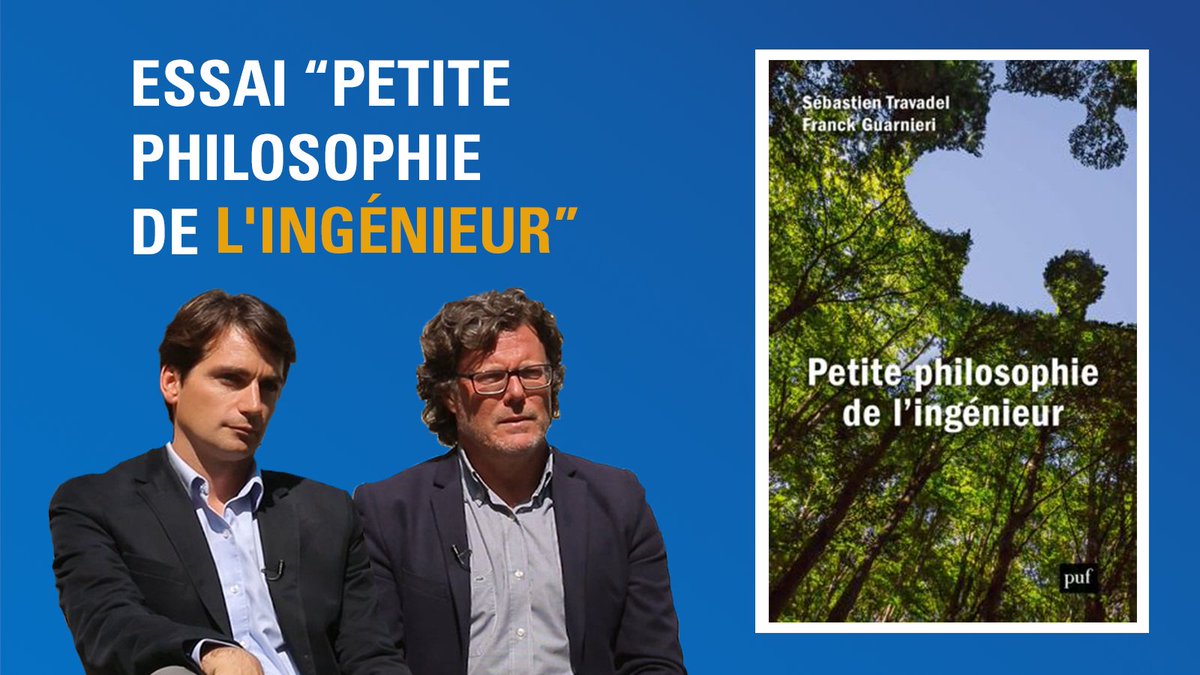 Découvrez "Petite philosophie de l’ingénieur" de Franck Guarnieri <a href="/GuarnieriFranck/">Franck Guarnieri</a> et Sébastien Travadel, chercheurs au Centre CRC. 
Un essai made in MINES ParisTech pour penser la raison d’être de l’ingénierie et l'inscrire dans une pensée écologique : buff.ly/3oCaRRB
