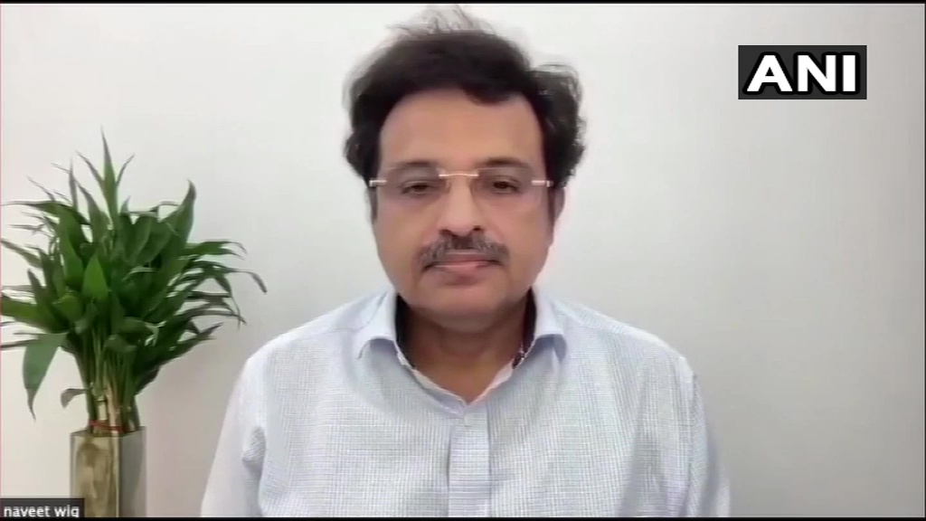 ANI's tweet photo. After the vaccine quantity &amp; safety data are available for children, vaccines will be administered. We can't be lagging behind for children's protection. We don't have to let the third wave come in: Dr Naveet Wig, HoD of Medicine &amp; Chairperson COVID-19 task force AIIMS https://t.co/Ivc8gDmB9e