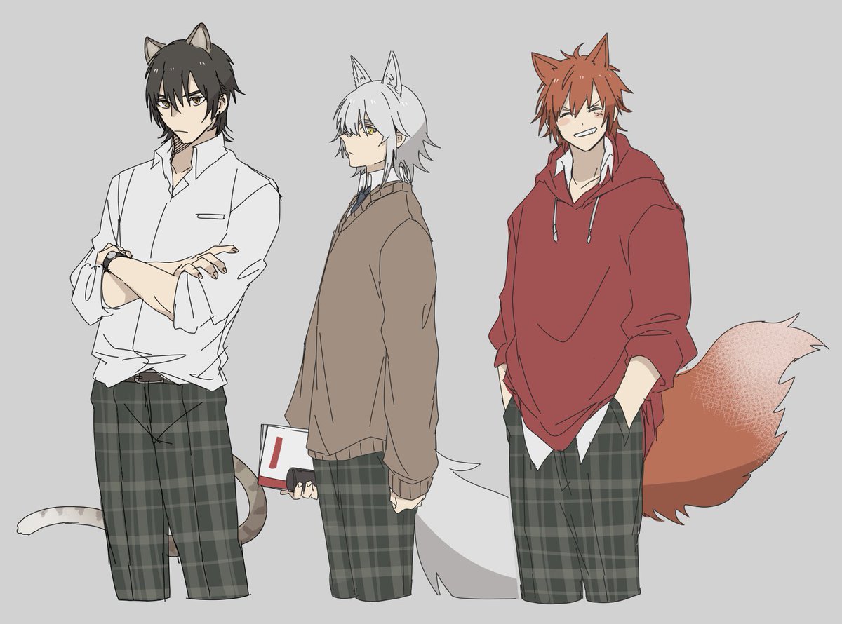 学パロ🦊🐺🐯 