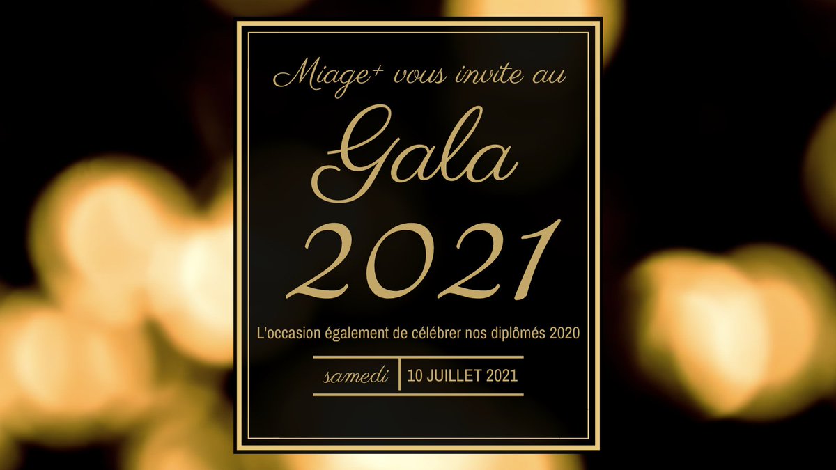 AssoMiagePlus's tweet photo. Salutations Miagistes !
Le BDE organise le gala 2021 et la remise des diplômes 2020 !
Remplissez ce formulaire pour nous aider à organiser cet événement au mieux : https://t.co/TFDMyZLLUF
Miagistement vôtre 🐉

#gala #miage #miageplus #diplome #party https://t.co/bCt9UG0ZM0