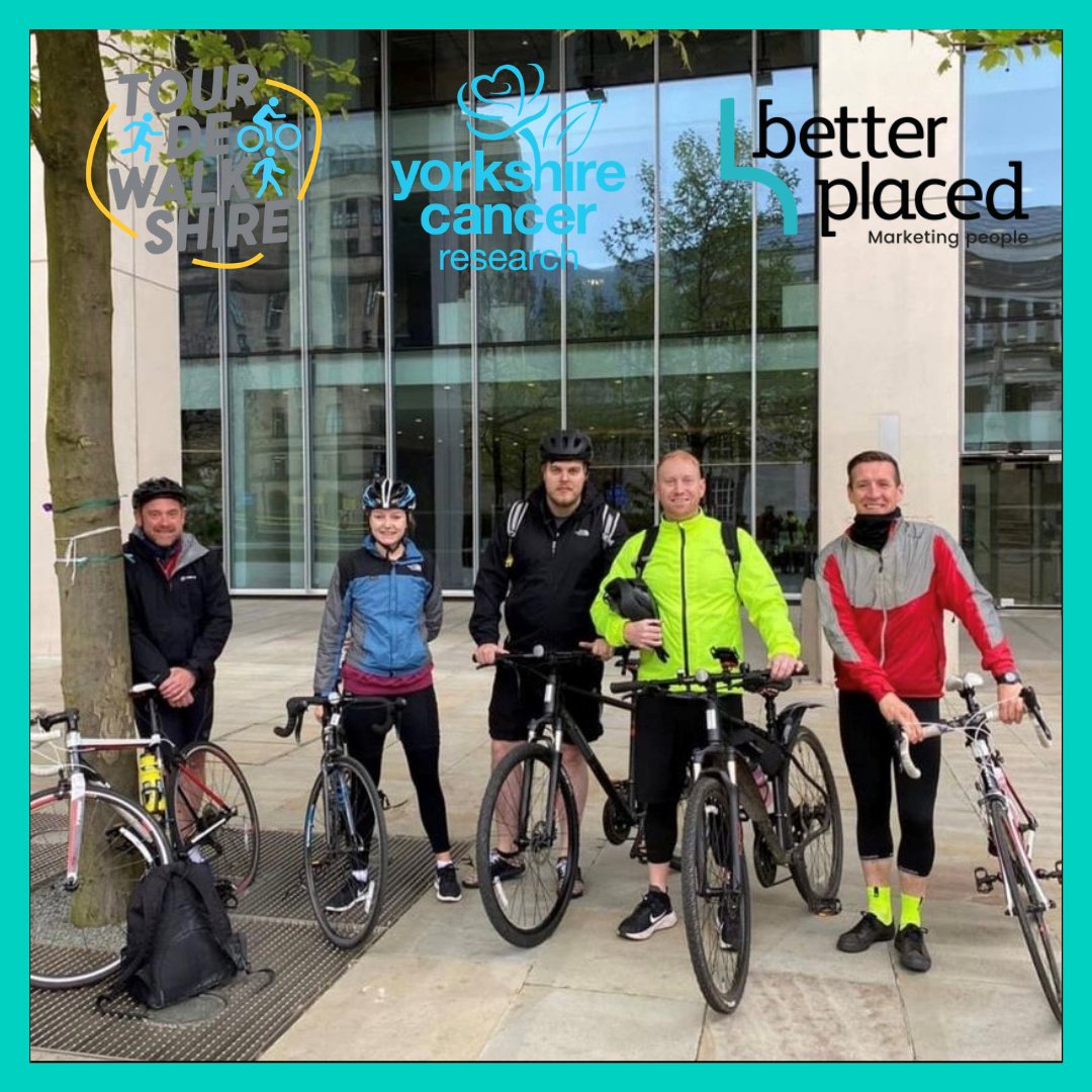 Better Placed (@betterplaced) on Twitter photo Today we are wishing our team taking part in the #tourdewalkshire cycle from Manchester to Leeds a massive good luck! The team are undertaking this challenge on behalf of <a href="/yorkshirecancer/">Yorkshire Cancer Research</a>. It’s not too late to make a donation!
lnkd.in/d9SkXG7
#yourkshirecancerresearch Today we are wishing our team taking part in the #tourdewalkshire cycle from Manchester to Leeds a massive good luck! The team are undertaking this challenge on behalf of <a href="/yorkshirecancer/">Yorkshire Cancer Research</a>. It’s not too late to make a donation!
lnkd.in/d9SkXG7
#yourkshirecancerresearch