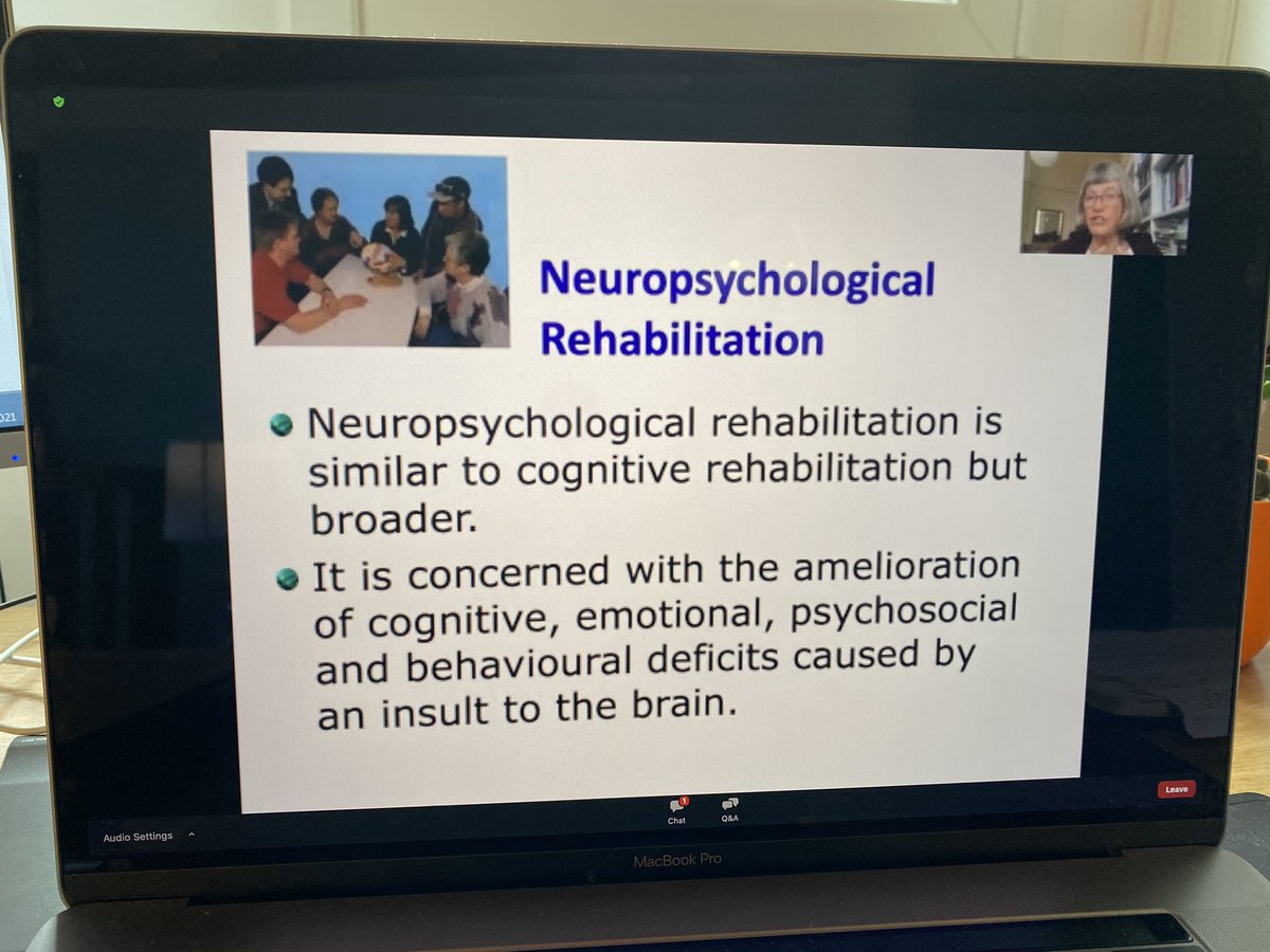 Inspirational keynote talk as always from Professor Barbara Wilson of @OliverZangwill at the @CognivateRehab conference #CommNeuro21