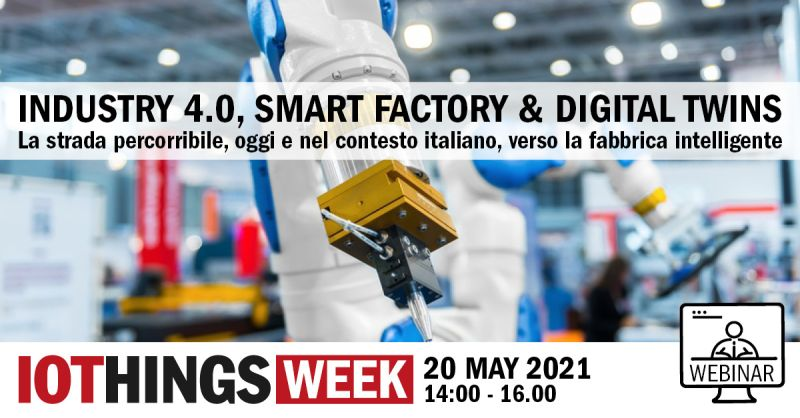 IoThings_World's tweet photo. ✅ #IoThingsWeek | INDUSTRY 4.0, SMART FACTORY &amp; DIGITAL TWINS | 20 maggio 2021, ore 14:00 - 16:00 

La quarta giornata della Week si apre sulla digital transformation dell’impresa industriale.

➡ Info: https://t.co/scbNAR1aPs

#IndustrialIOT #Industry40 #DigitalTwins https://t.co/x6wGsRqyKU
