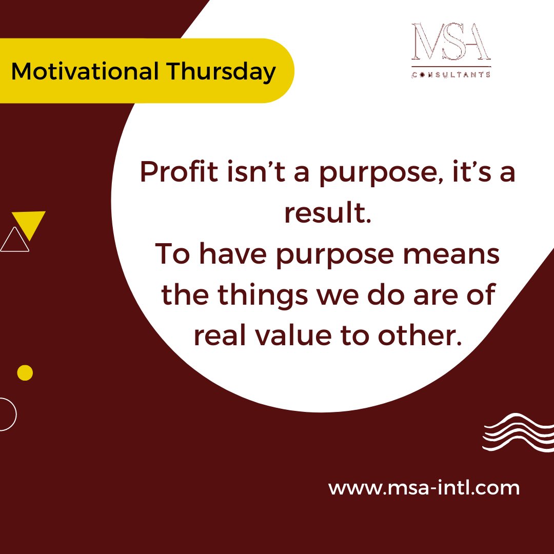 MSA_Consultants's tweet image. Let’s help you add value to your business.

To contact us for more information or inquiries, kindly send us a Dm or visit our website.

msa-intl.com

#msaconsulting #msa #accounting #auditing #consulting #tax #finance #value #motivationalthursday #account #virtual