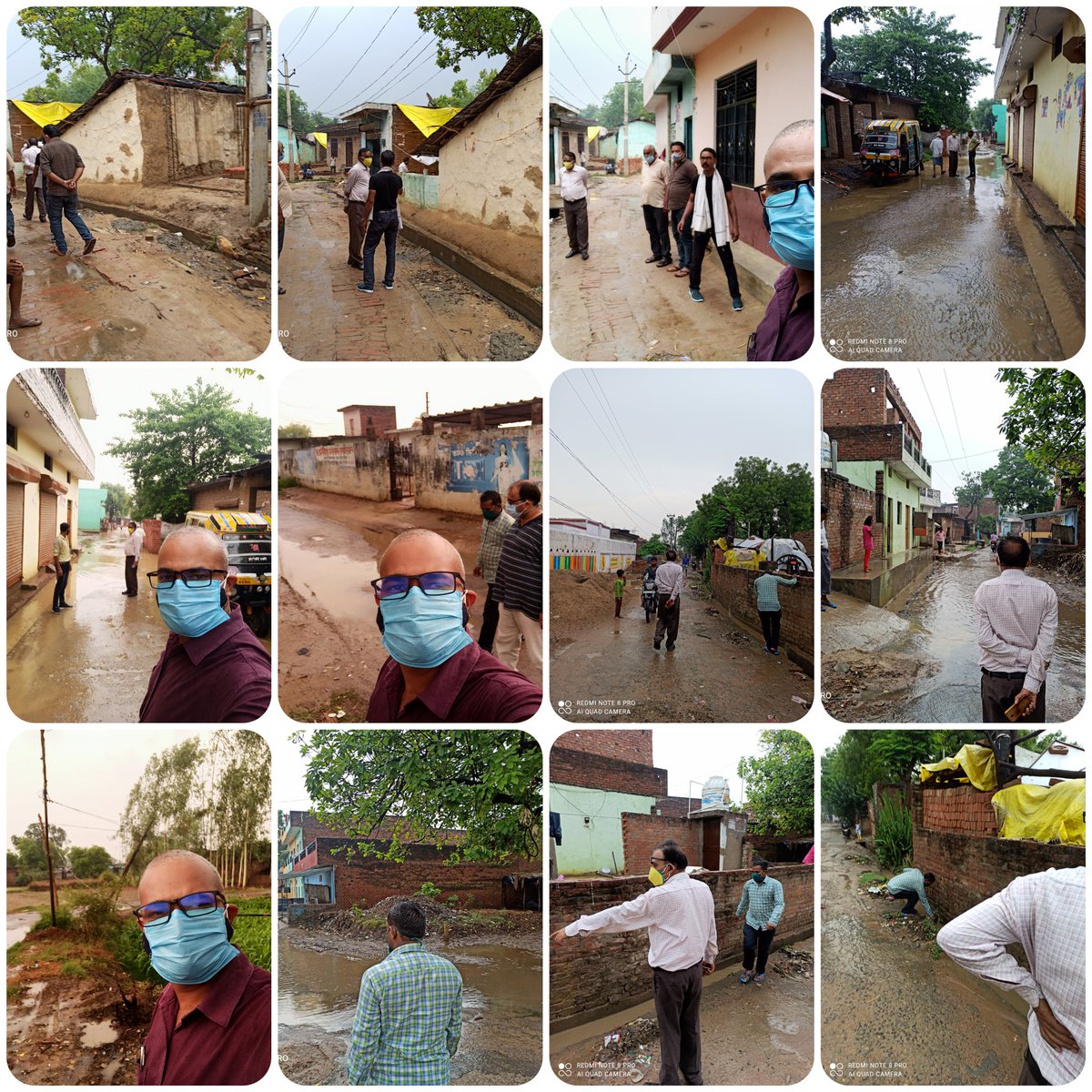 आज 20-05-2021 को उपनिदेशक(प0) प्रयागराज मण्डल द्वारा जनपद प्रयागराज के विकास खण्ड भगवतपुर की ग्राम पंचायत भगवतपुर, कदीलपुर ता बिसौना एवं अकबरपुर मिर्जापुर मे विशेष सफाई  का निरीक्षण किया गया एवं ग्रामो मे गठित निगरानी समितियों से एंटिजेन टेस्ट ,मेडिकल किट वितरण की जानकारी ली गयी।