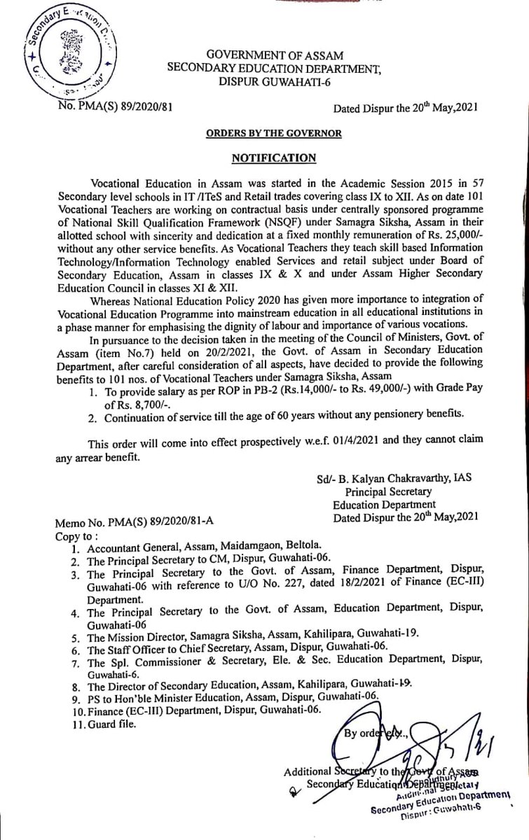Joydey571Jo's tweet photo. @himantabiswa @ranojpegu Respected Sir, 
If 101 vocational teacher got their payscale than we are also working on a same post but we were engaged under third party. Sir, there should be equal work equal pay. Requesting looking for our matter too. 
Regards, 
AANVTA https://t.co/FUg76luZiT