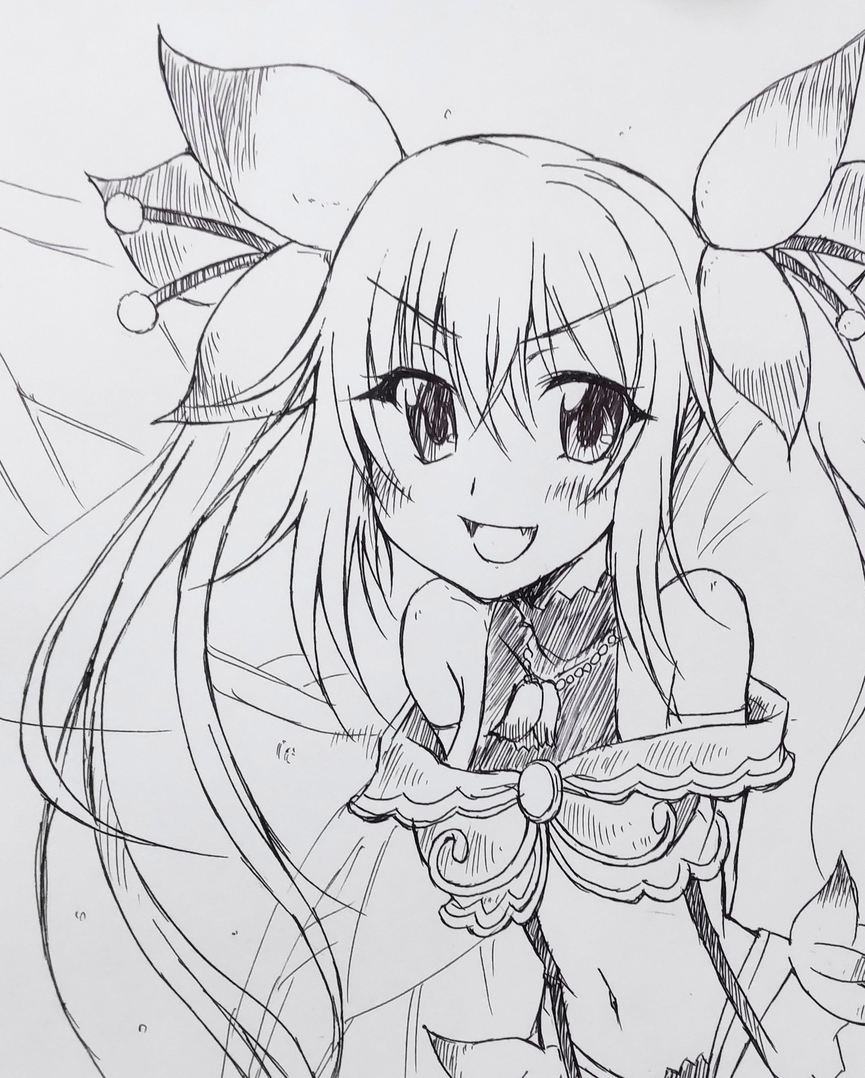 たつきゆう Brbn提督 落書き ティンカーベル W これも線画別で取ってあるので別途彩色しまひょ オトギフロンティア オトフロ応援イラスト祭 T Co 09z349o9qt Twitter