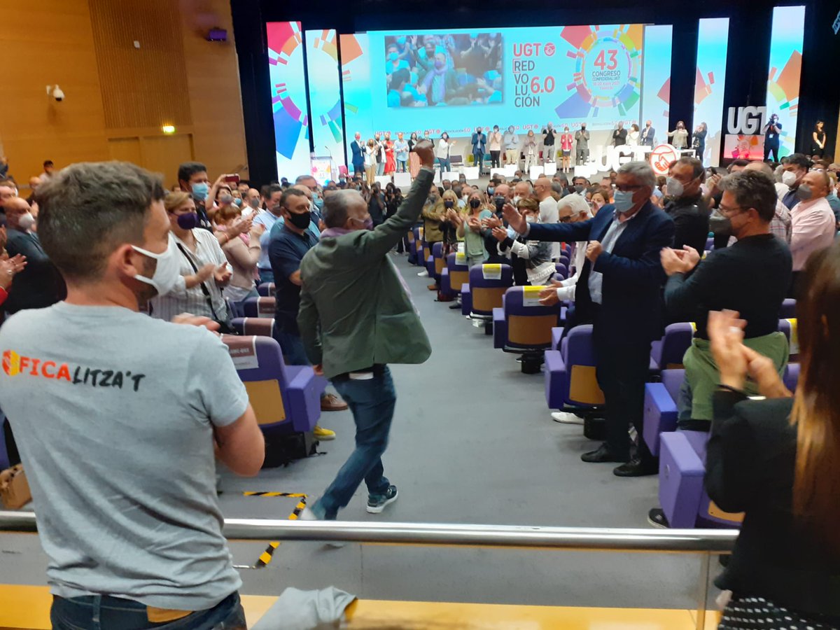 Enhorabona a la nova Executiva confederal UGT.
#Redvolucion
#43CongresUGT