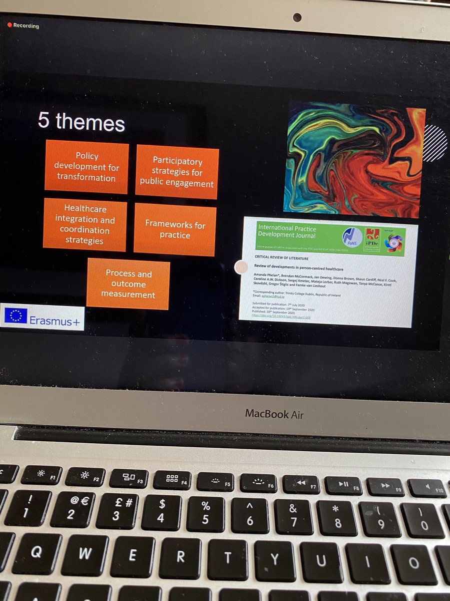 Opportunities and challenges of scaffolding health and social care systems to support person-centred practice. Thank you <a href="/AmandaPhelan1/">Amanda Phelan</a>  for an insightful presentation <a href="/magowan_r/">Ruth Magowan</a> <a href="/ProfBrendan/">Brendan McCormack</a>