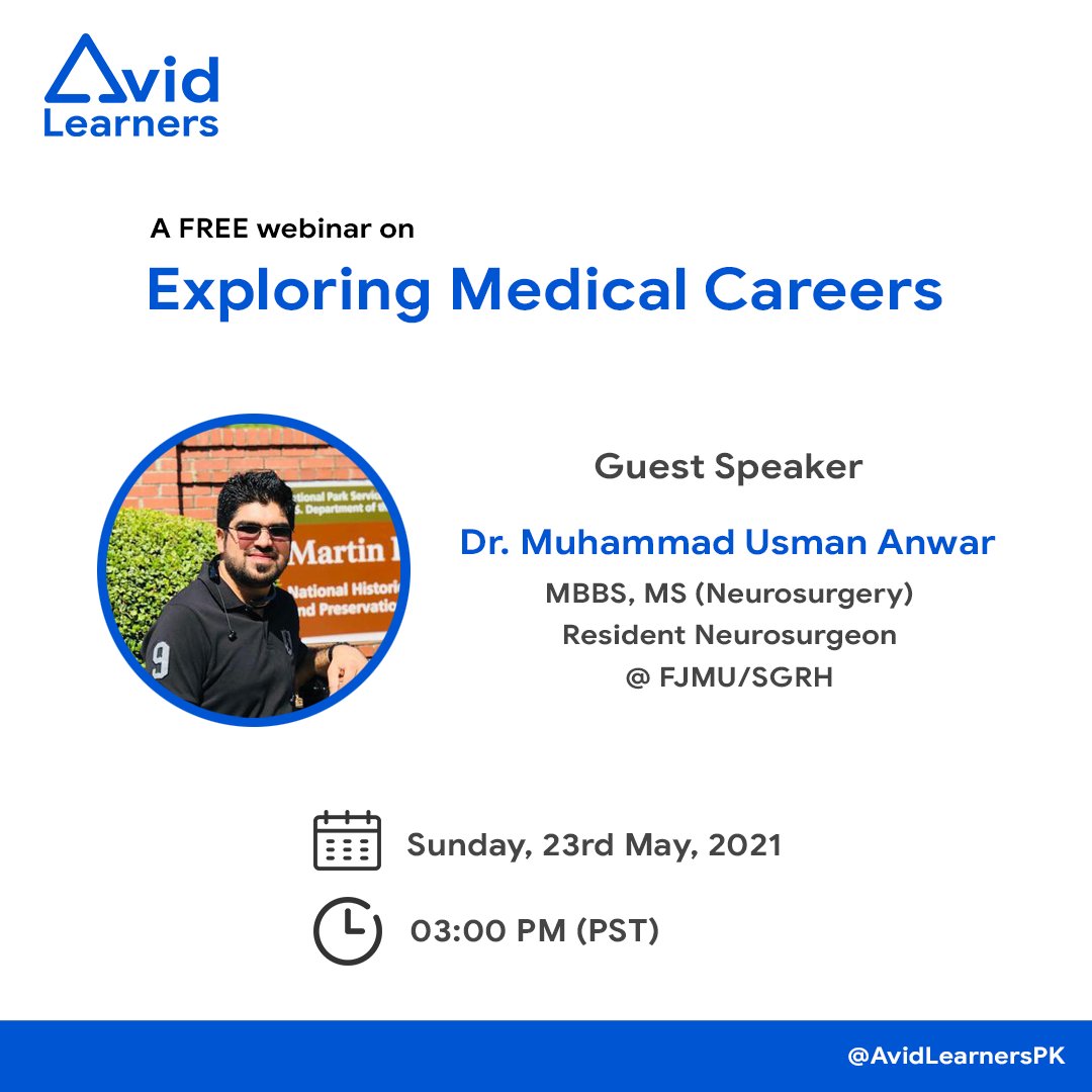 avidlearnerspk's tweet photo. Are you studying medical but are confused about which field you should pick or which institute you should apply to?
We'll be talking about different medical fields and will be answering your queries live.

Facebook event page: https://t.co/mGwSmE7O2d https://t.co/F7NR5hUVbR