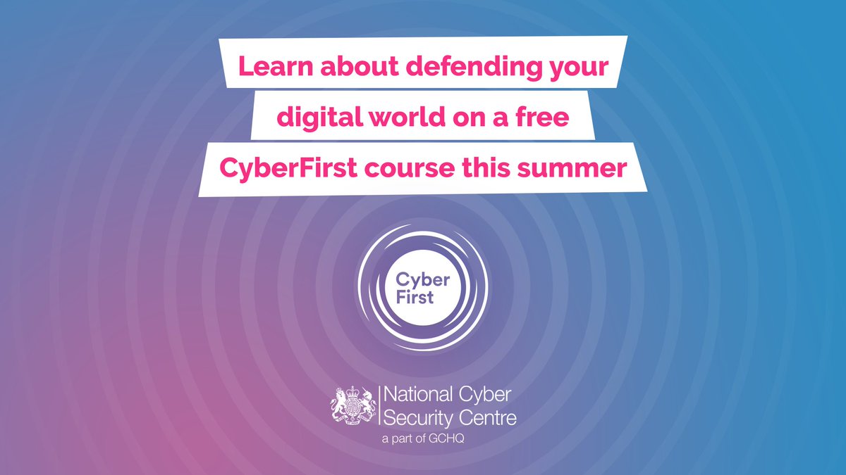 NCSC's tweet image. If you have a love for technology, why not take the first steps towards your future career?
Learn new skills needed to enter the cyber security or computing workplace with our #CyberFirst courses: smallpeicetrust.org.uk/cyberfirst
