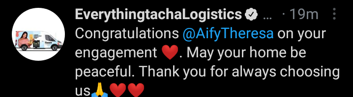 EverythingtachaLogistics tweet media