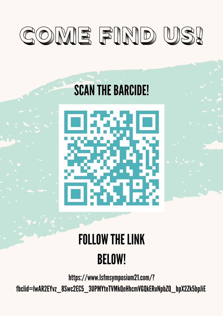 LSFMSymposium21's tweet photo. THIS IS IT GUYS!
Today’s the day our symposium goes live for all of you to see😁🎉

Don’t for get to scan the barcode and follow the link for access!! 

We hope you enjoy it!

https://t.co/0jFHWjZDMC https://t.co/PvPjO5C1Xe